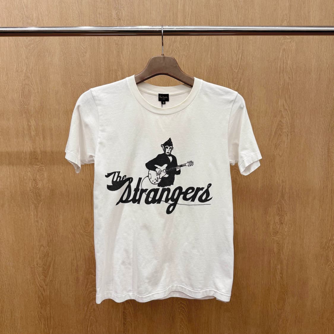 폴스미스 코튼 반팔 티셔츠 더 스트레인저스 프린팅 디테일 화이트 상품이미지2