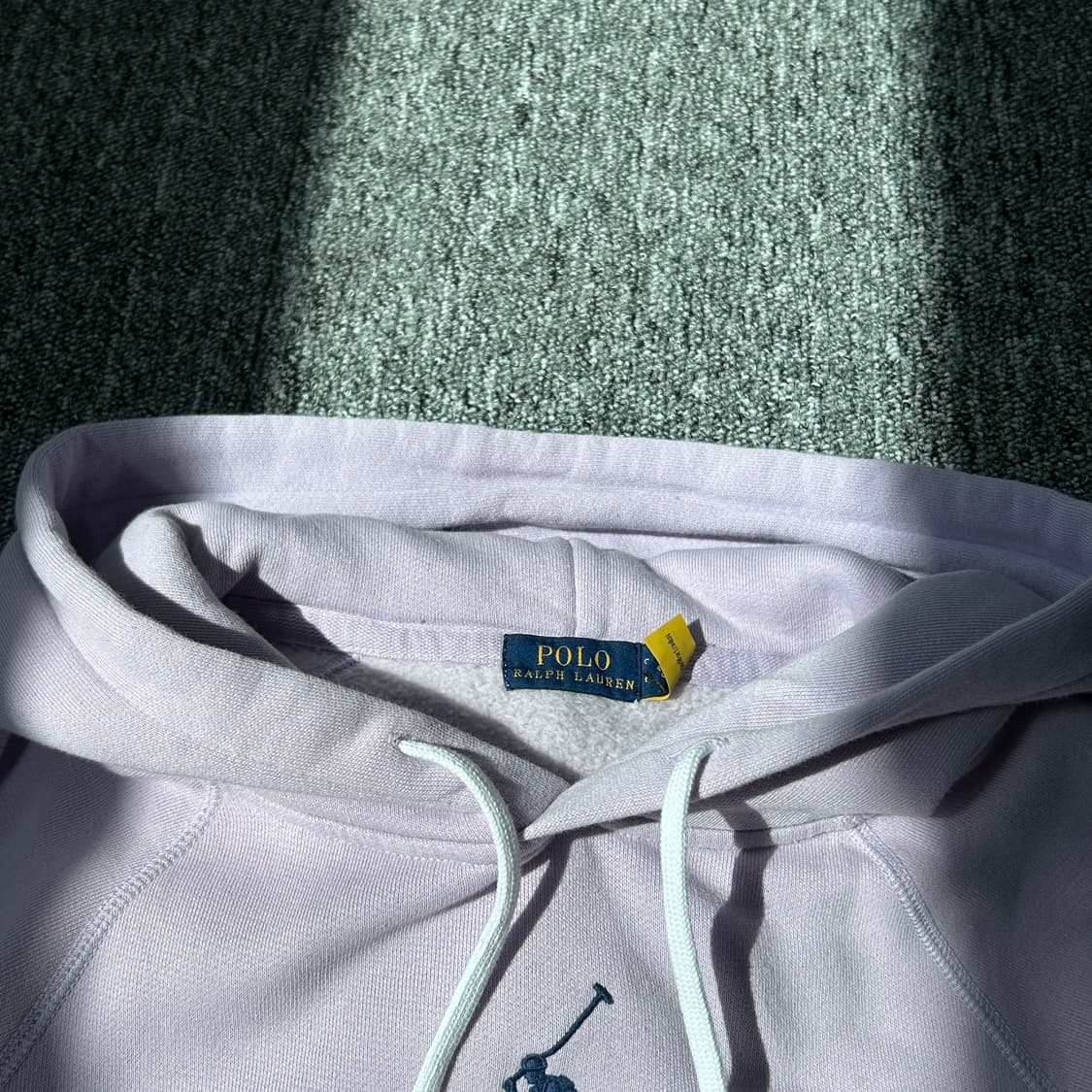 폴로 랄프로렌 빅포니 연보라 후드티 상품이미지4