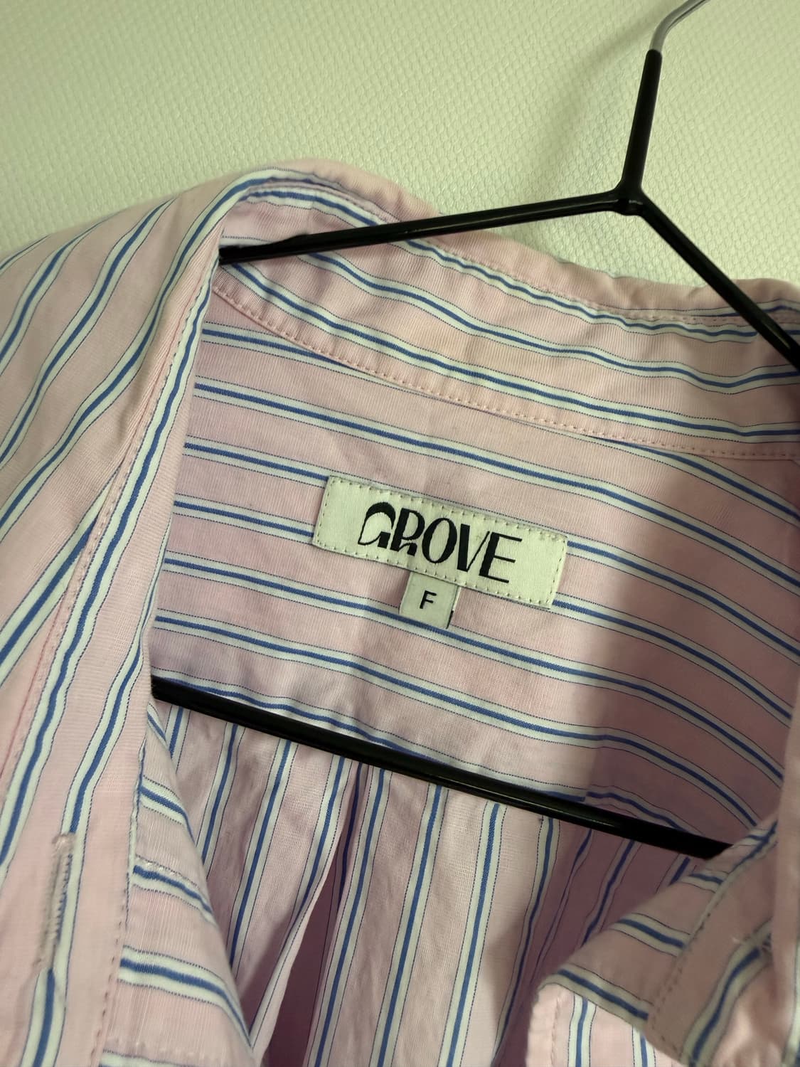 GROVE 스트라이프 셔츠 상품이미지2