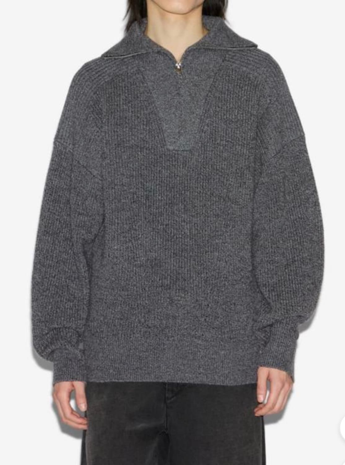 이자벨마랑 Benny 메리노 울 하프집업 스웨터 M 상품이미지3