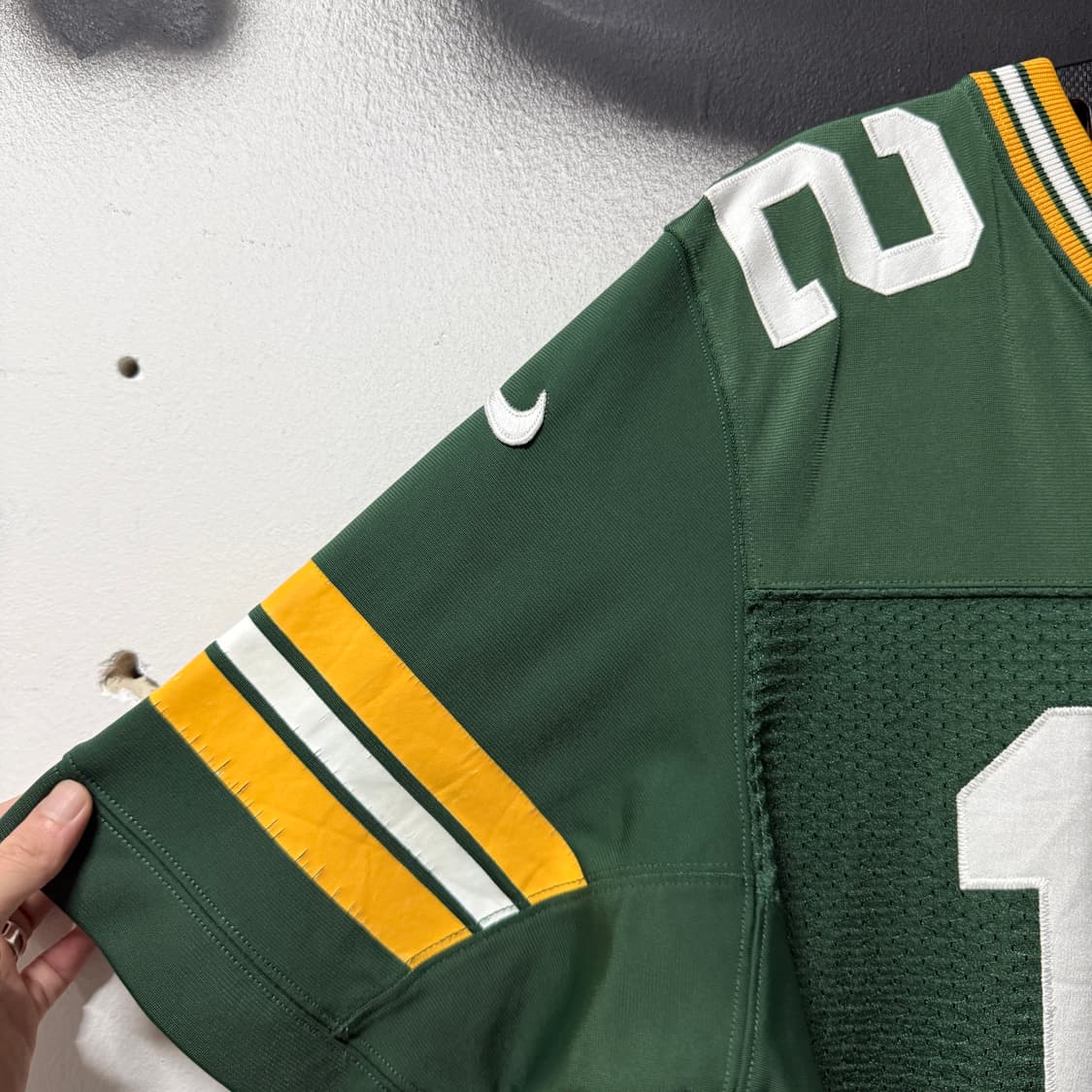 나이키 x NFL 그린베이 패커스 애런 로저스 마킹 풋볼 져지 상품이미지6