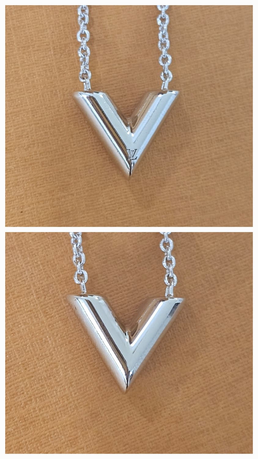 [상태최상] 루이비통 에센셜 V목걸이 실버 신형 [정품] 상품이미지2