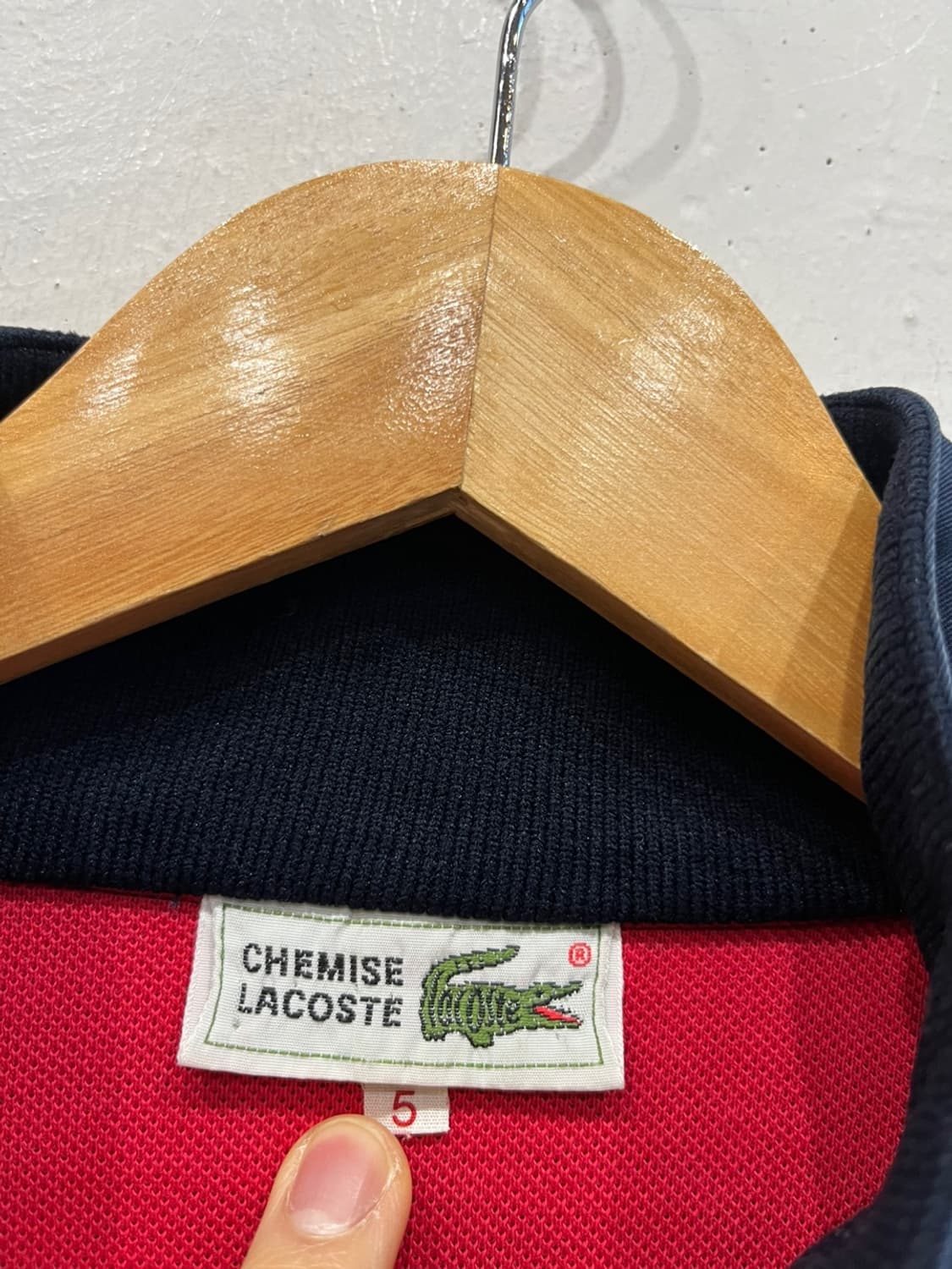 80~90s 라코스테 헤링턴 자켓 네이비 상품이미지6