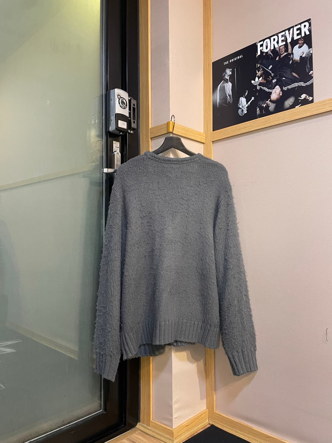 스투시 브러쉬드 가디건 차콜 XL 상품이미지3