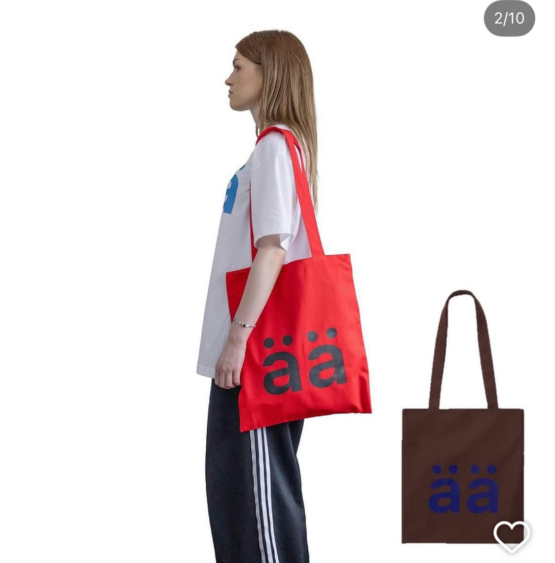 artparment 아트파먼트 에코백 레드 상품이미지1