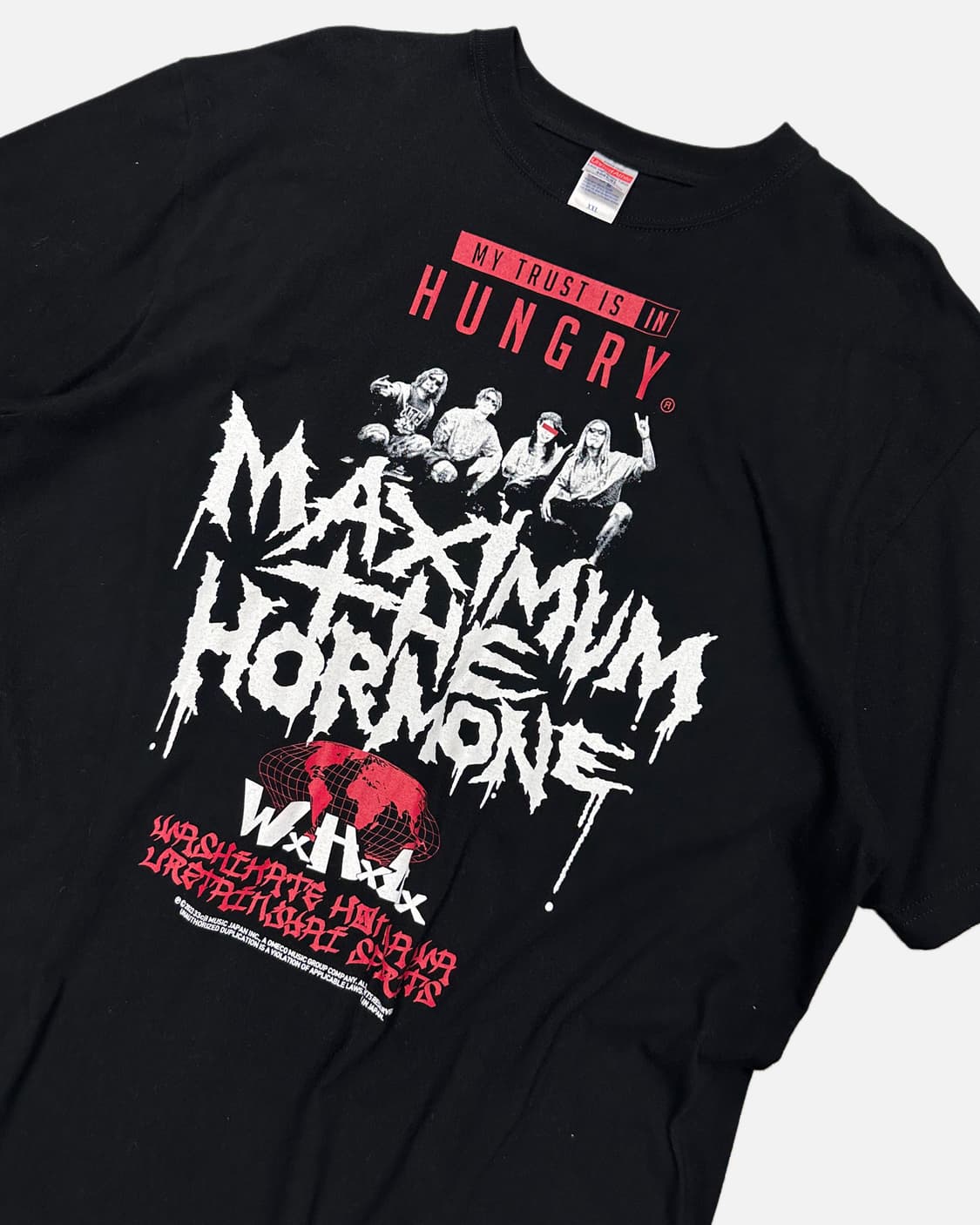 MAXIMUM HORMON band printing t-shirt 상품이미지2