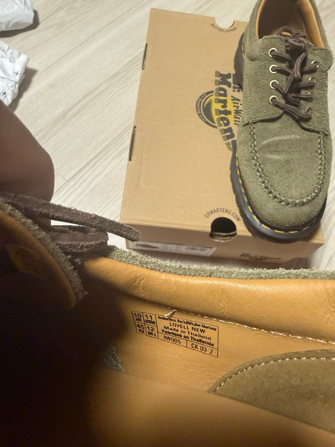 닥터마틴 로웰 올리브 290 상품이미지5