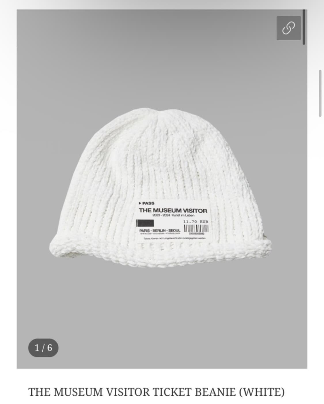 더뮤지엄비지터 비니 상품이미지1