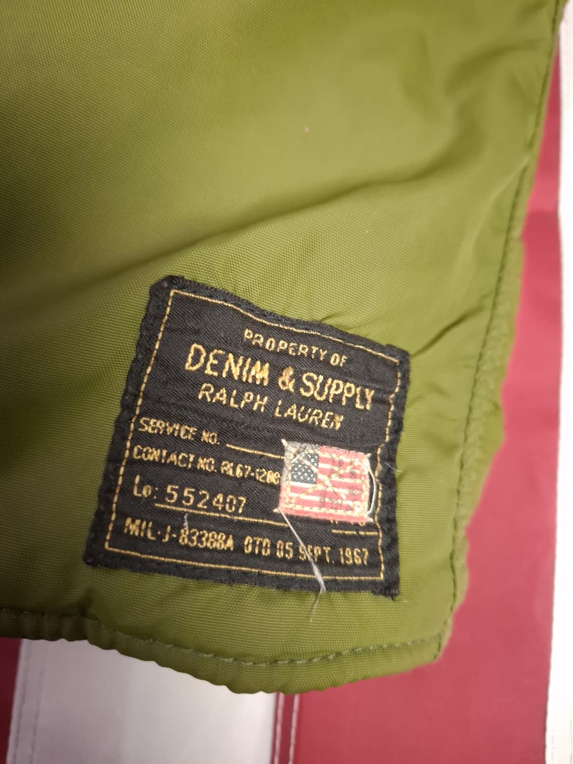 오리지날 랄프로렌폴로 데님앤서플라이 패딩 N3B 파카 상품이미지3