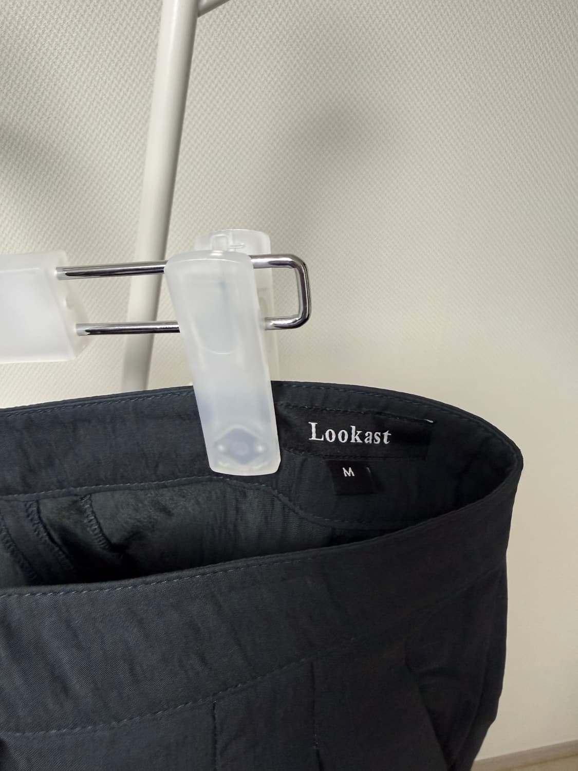 룩캐스트 애니 투 턱 와이드 팬츠 m 네이버 상품이미지9