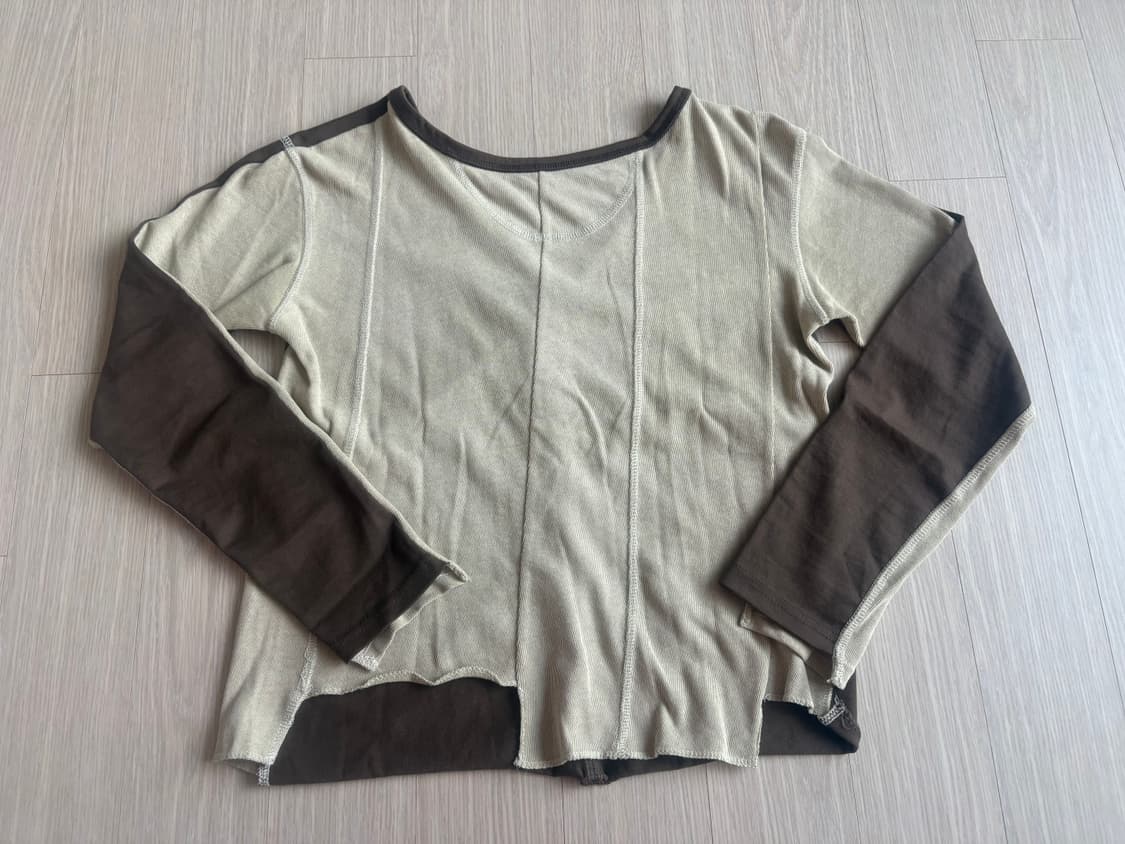 0tape 백 가디건 브라운  상품이미지6