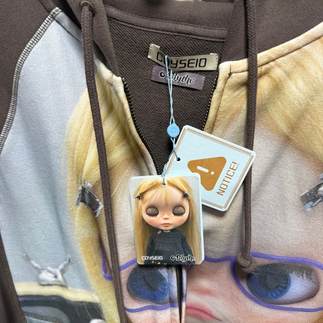 (예약중) 코이세이오 브라이스 후드집업 브라운 상품이미지4