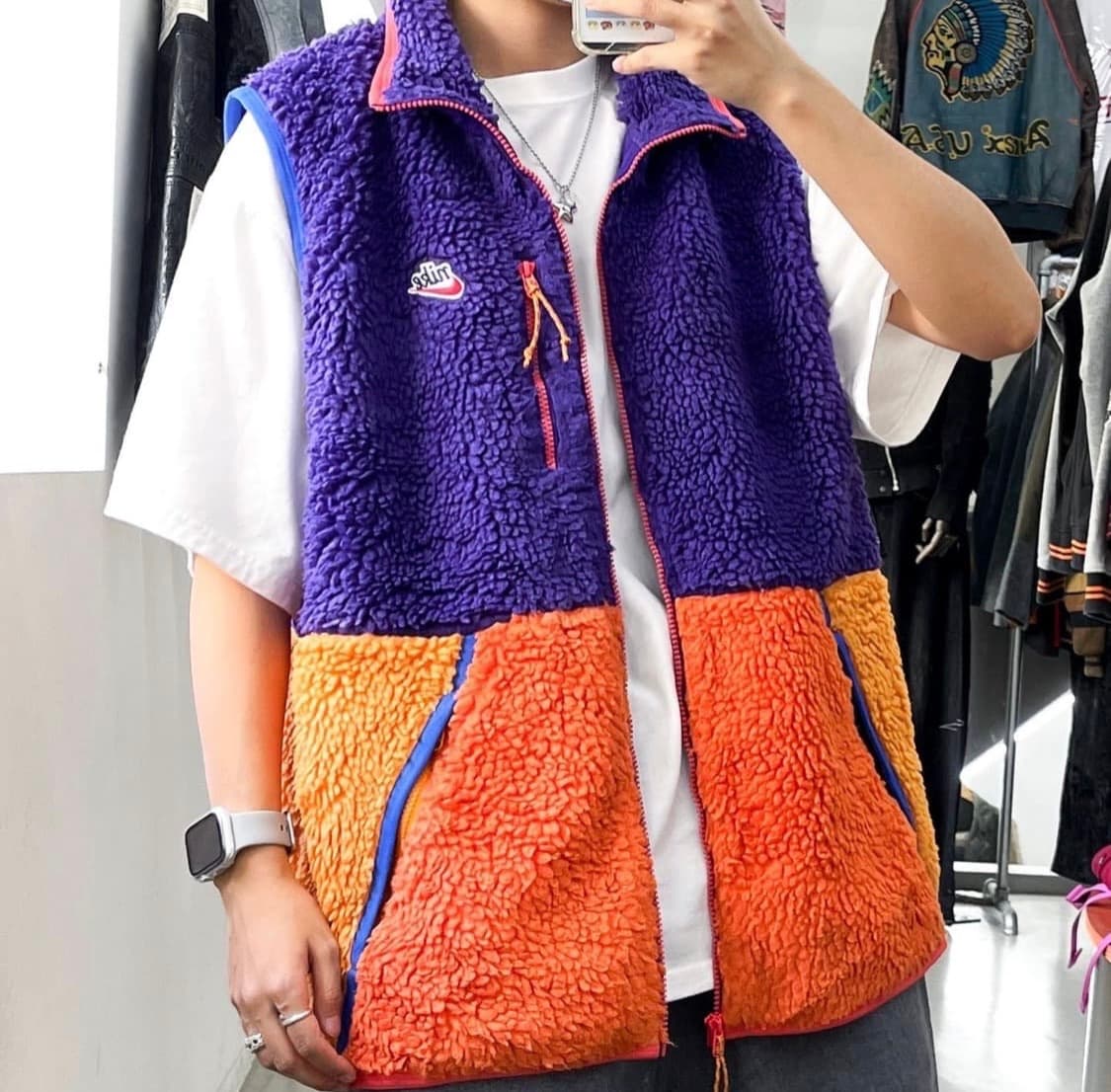 나이키 헤리티지 쉐르파 베스트 L 상품이미지2