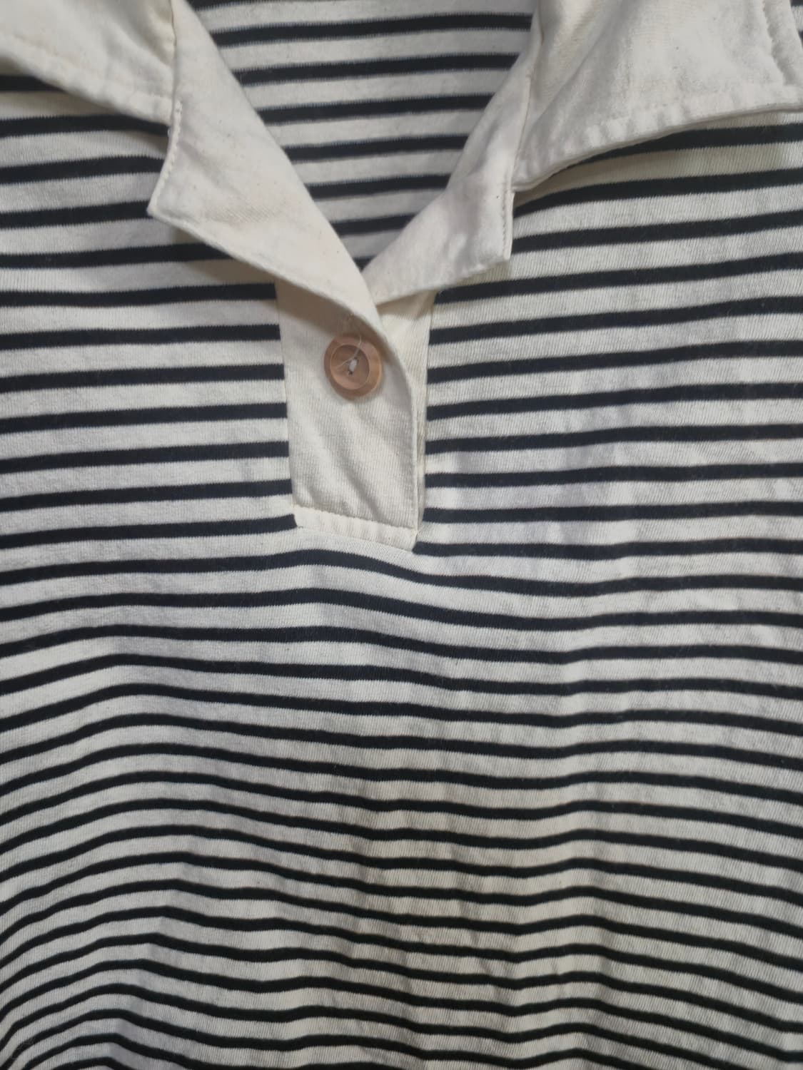 톰보이 스트라이프 반팔 카라 티셔츠 상품이미지8