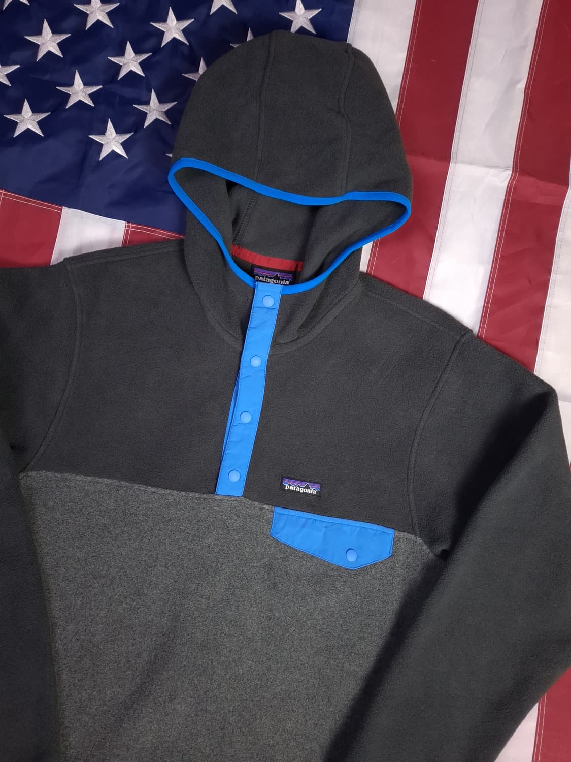 새제품급 오리지날 파타고니아 신칠라 스냅 플리스 후드 상품이미지2
