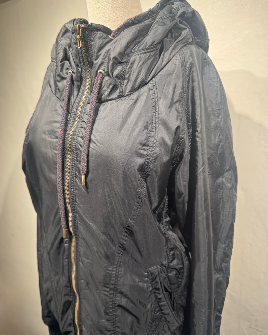 G.O.A 00s Black Nylon Hooded Jacket 상품이미지5