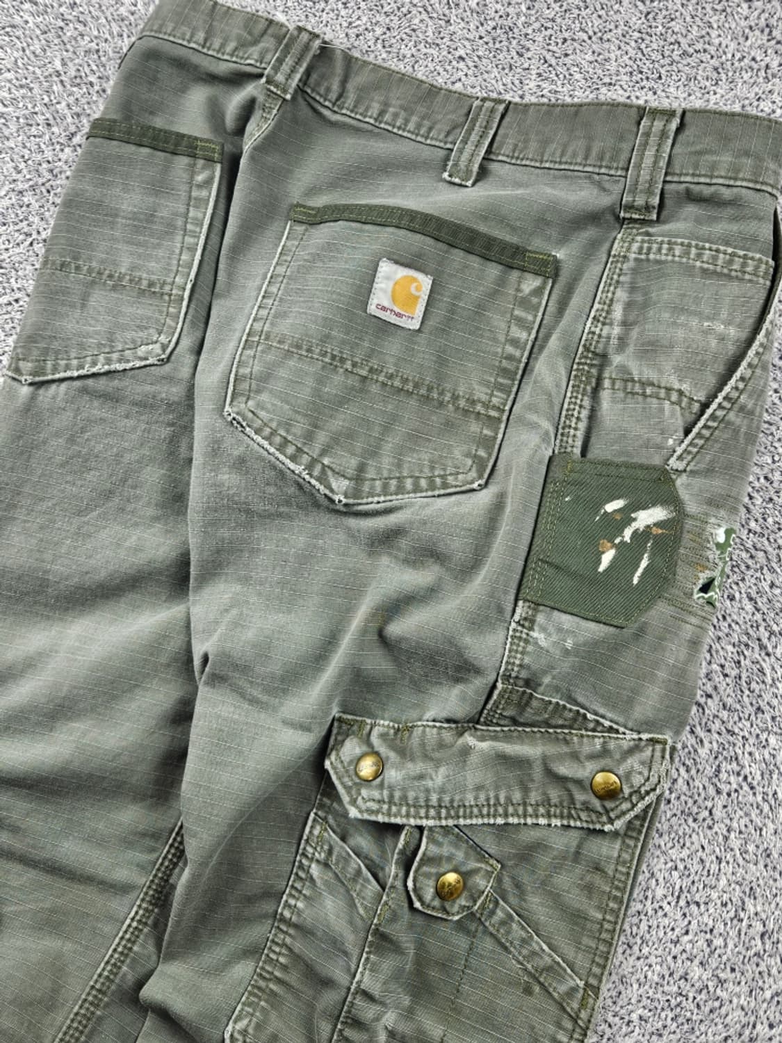 칼하트 리페어 커스텀 립스탑 카고 워크 팬츠 (32X30) / 10772 상품이미지8