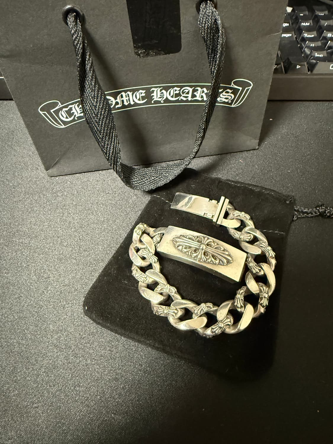 크롬하츠 플로랄 id 팬시 팔찌 13링크 상품이미지1