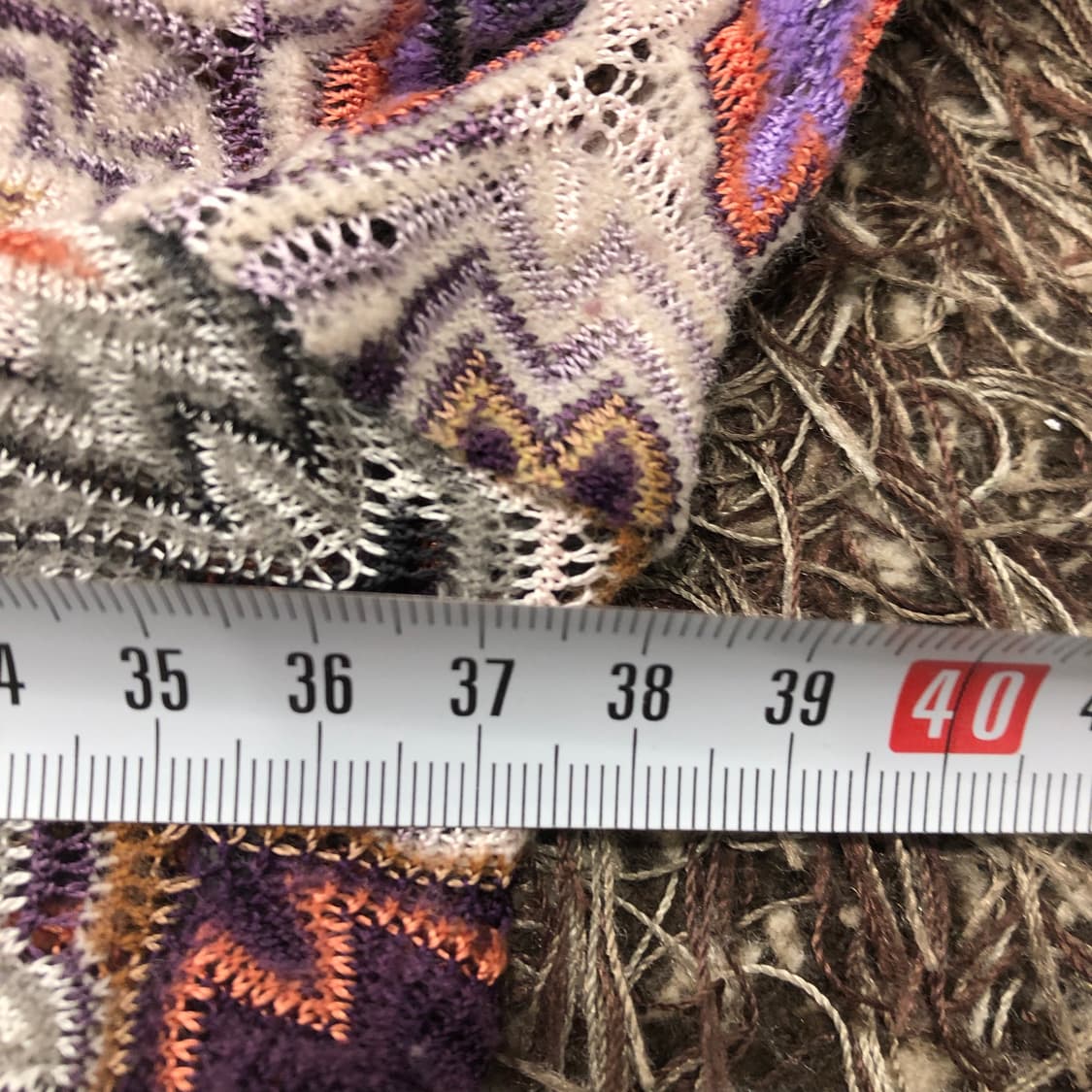 44 미쏘니 멀티컬러 패턴 폴라 니트 상품이미지9