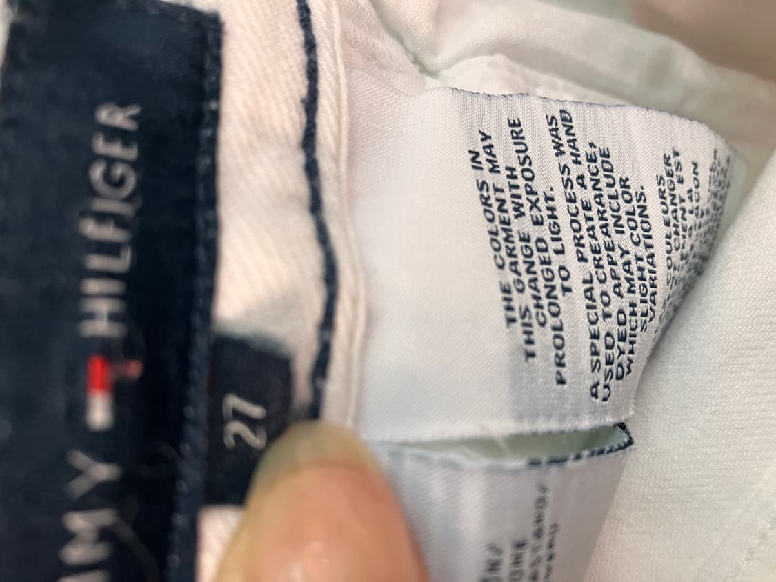 타미힐피거 화이트 데님 팬츠 ROME 상품이미지5