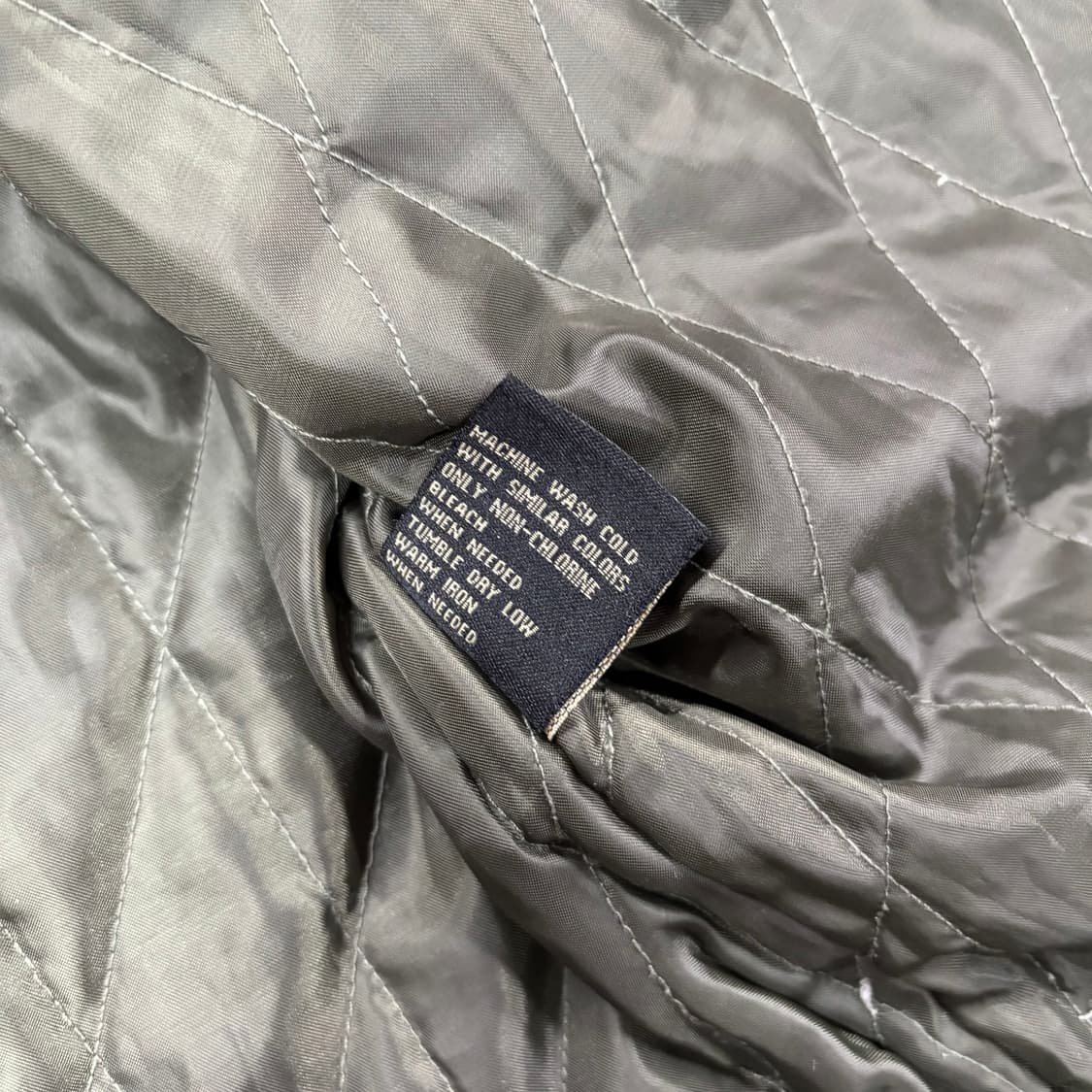 (L) 로버트 콤스톡 나일론 카키 자켓 상품이미지6