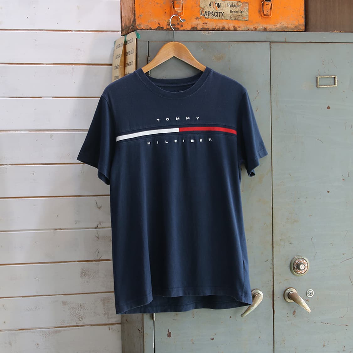 (착용컷) TOMMY HILFIGER 반팔 티셔츠 (남성용 100) 상품이미지1