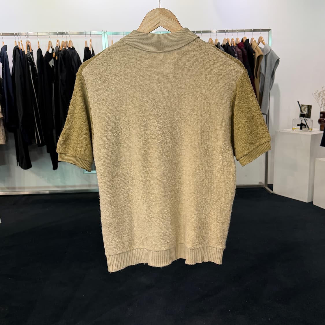 [M] 90s 칼라일 스포츠웨어 버진울 가디건 상품이미지2