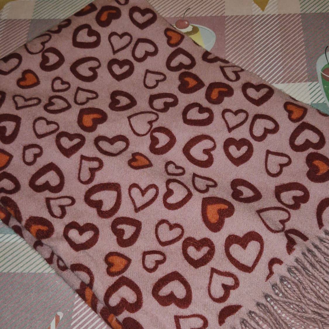 09s 안나수이 돌리걸 울100% 하트 블랭킷&머플러 상품이미지8