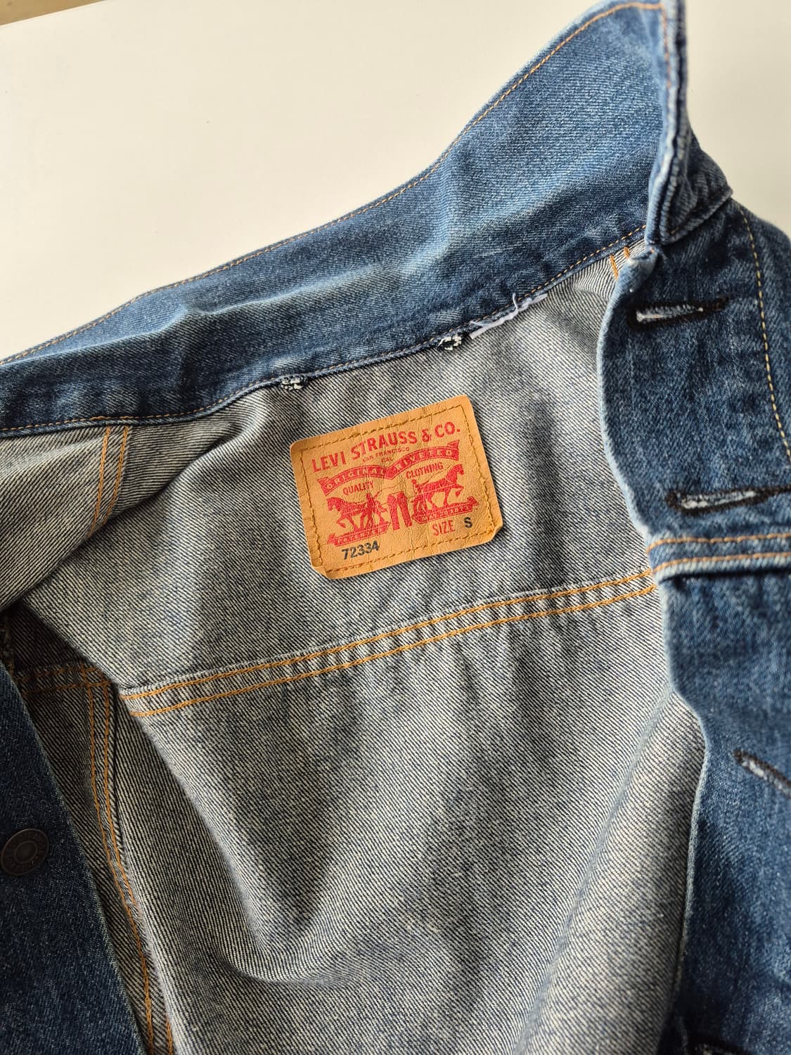 리바이스 데님 기본 청자켓 상품이미지6