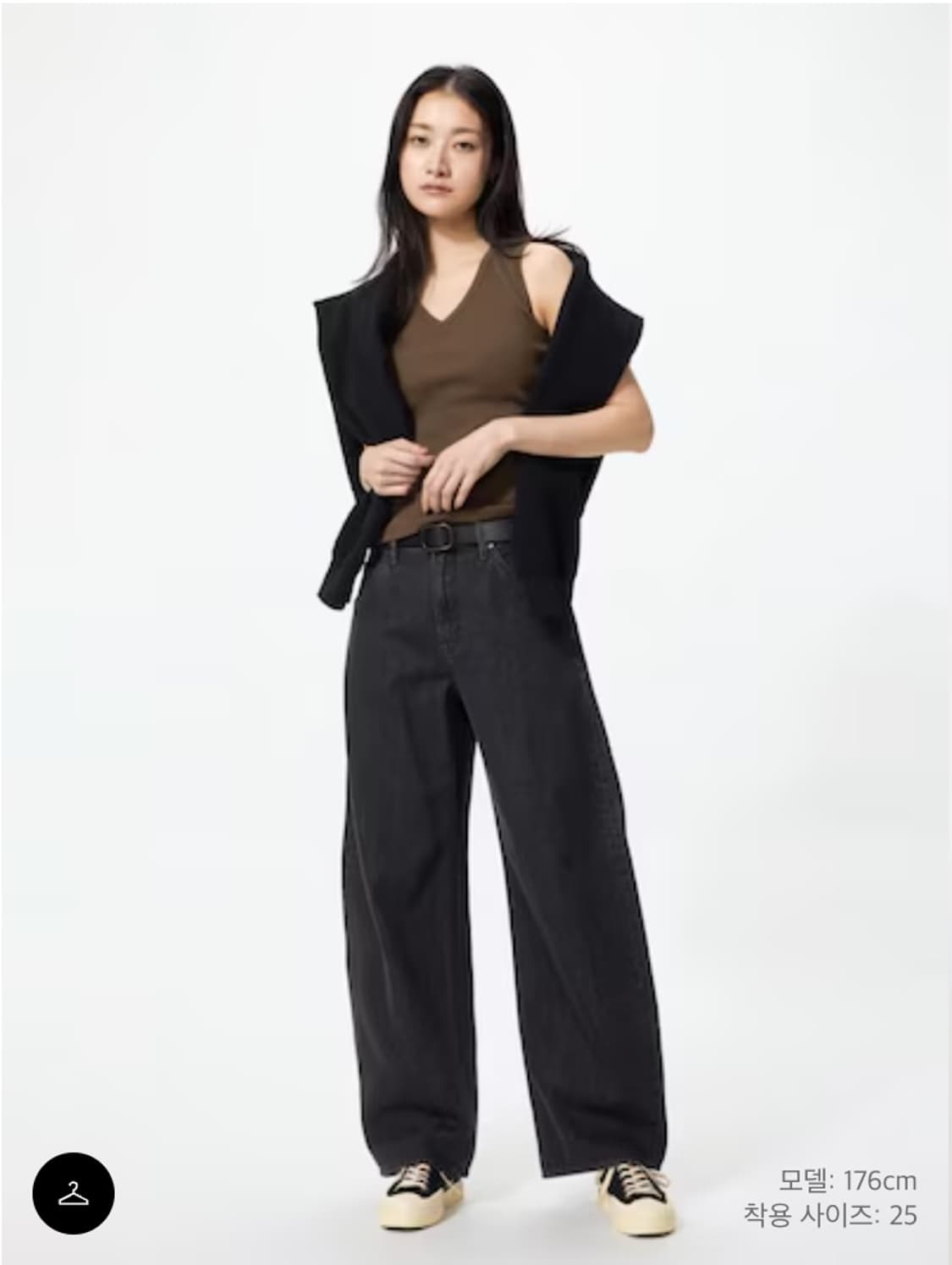 [구해요/30사이즈] 유니클로 배기커브진(긴기장) 중청,그레이,화이트 상품이미지2