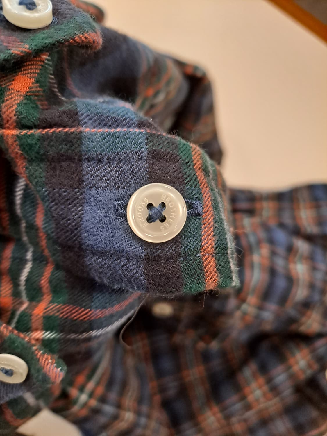 브룩스브라더스 리젠트핏 플란넬셔츠 L 상품이미지9