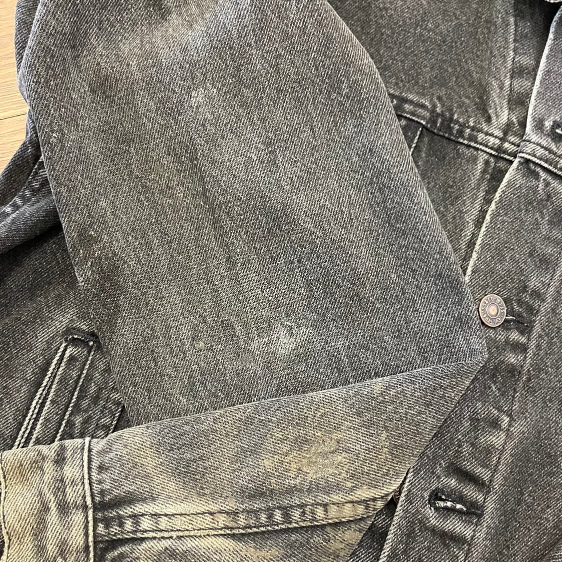 N8 리바이스 데님 청자켓 흑청 블랙 70506 빈티지 상품이미지8