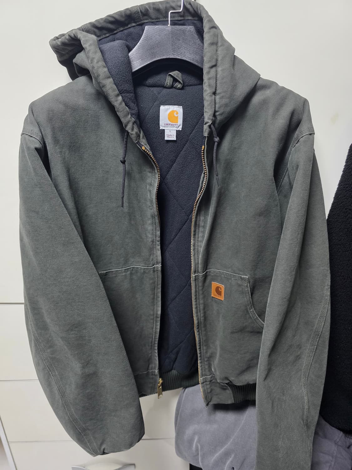 칼하트 J130 오리지널 액티브 자켓 모스그린 상품이미지1