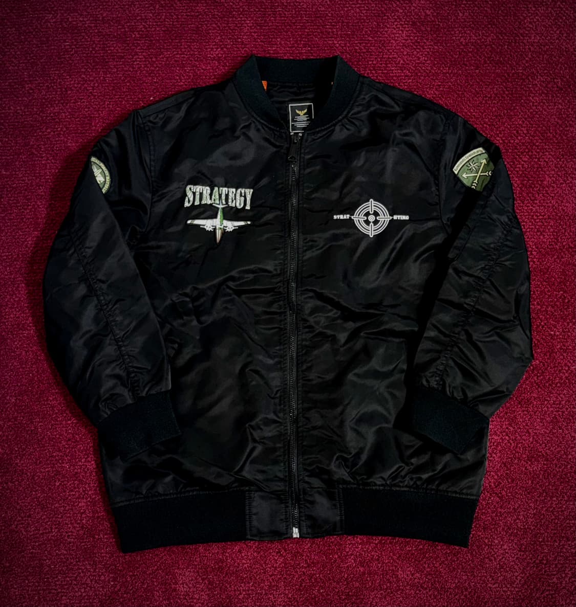 빈티지 무드 블랙 MA-1 항공점퍼 XL 상품이미지1