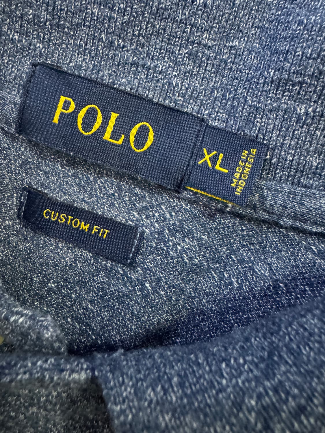 폴로 랄프로렌 보카시 반팔 카라 티셔츠 L ~ XL 네이비 상품이미지3