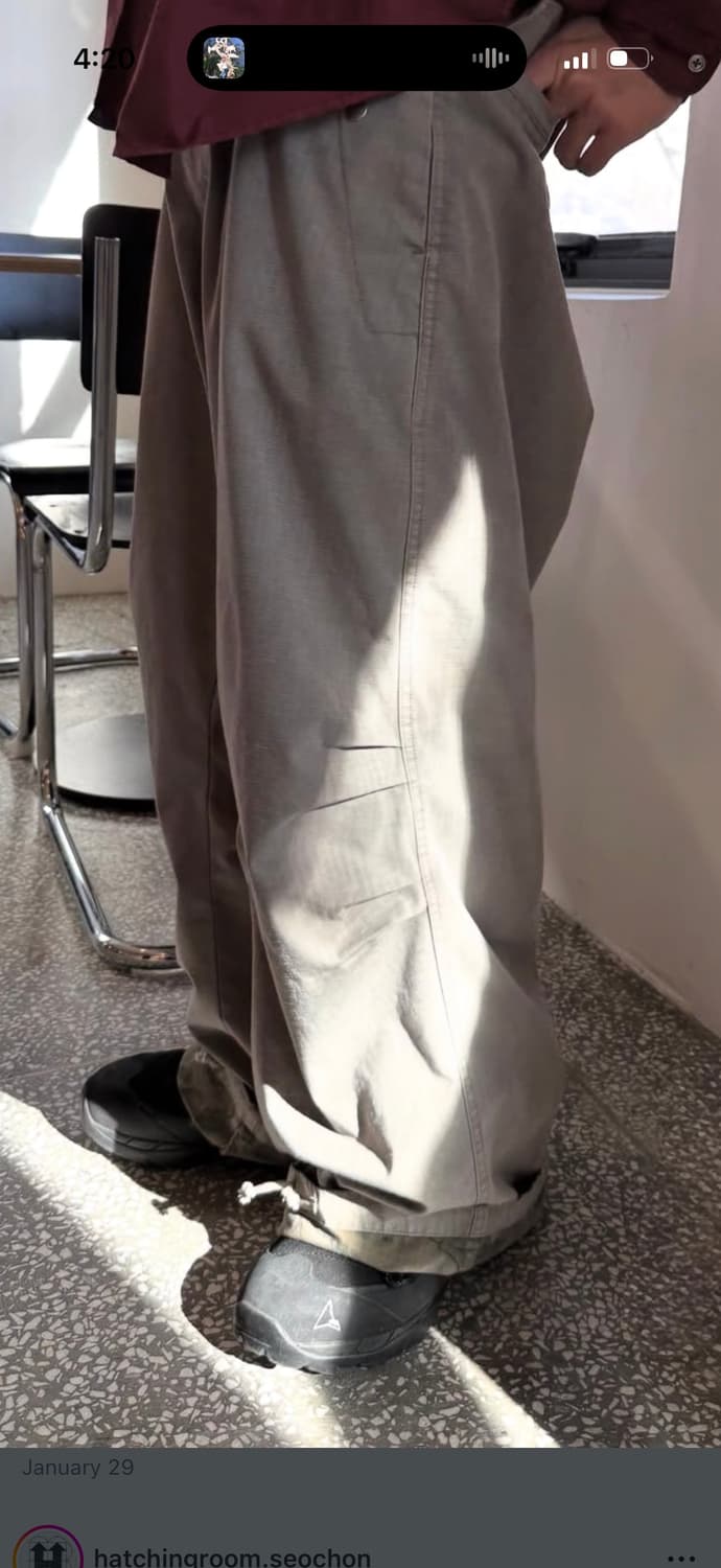 해칭룸 스노우 팬츠 s 상품이미지2