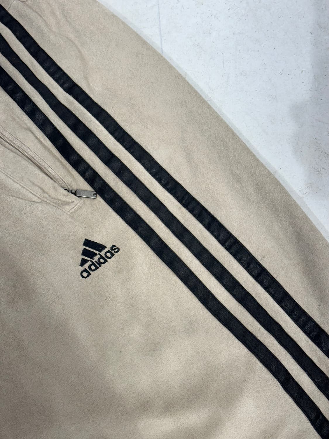 00s 아디다스 대대장 스웨이드 벨벳 와이드 트랙 팬츠 추리닝 바지  상품이미지6