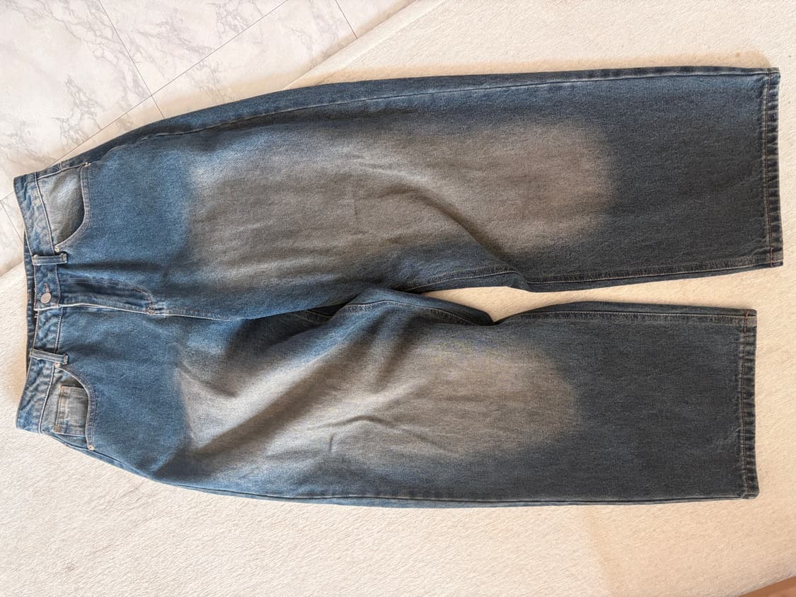 플레이버리즘 커브드핏 워싱 데님 상품이미지1