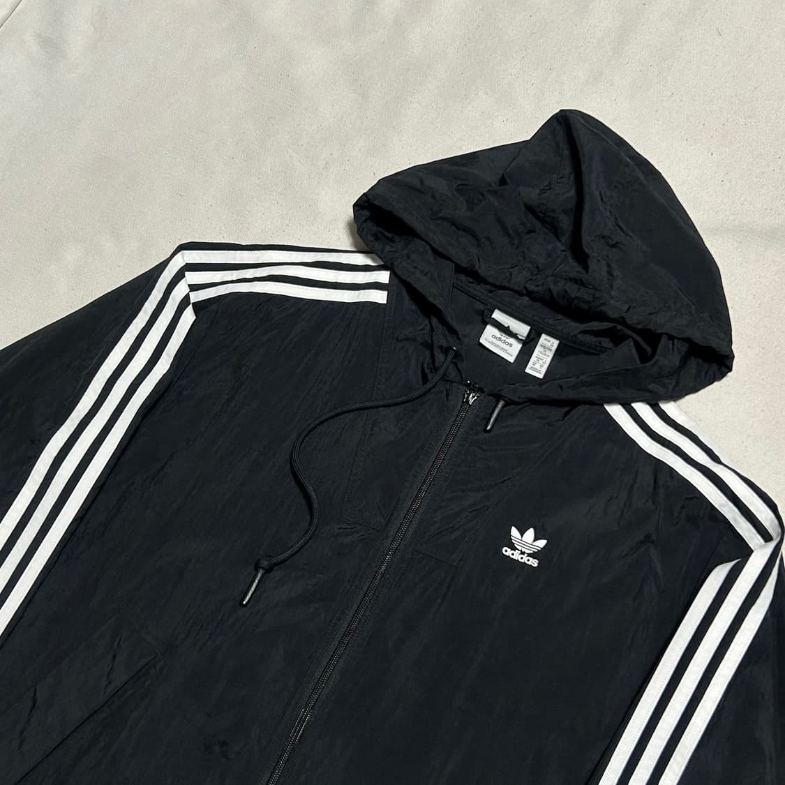 M 아디다스 파이어버드 블랙 바람막이 상품이미지1