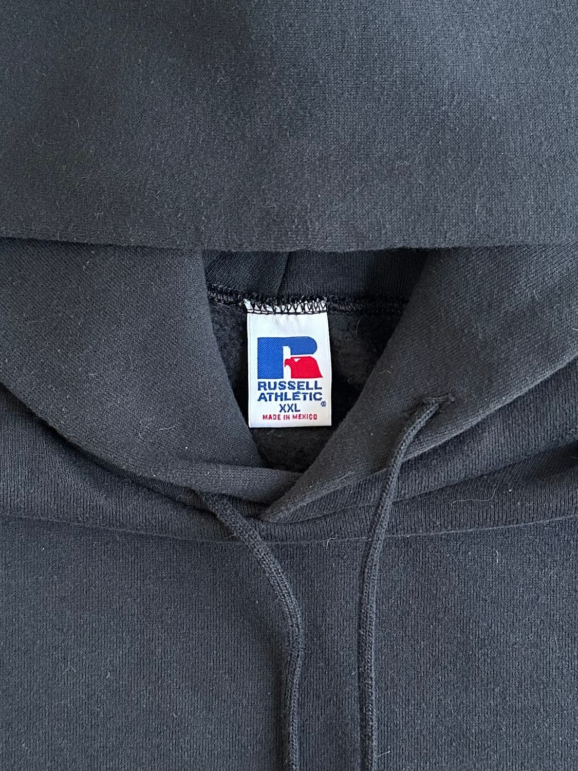 90s 빈티지 러셀 후드 블랙 XXL 상품이미지6