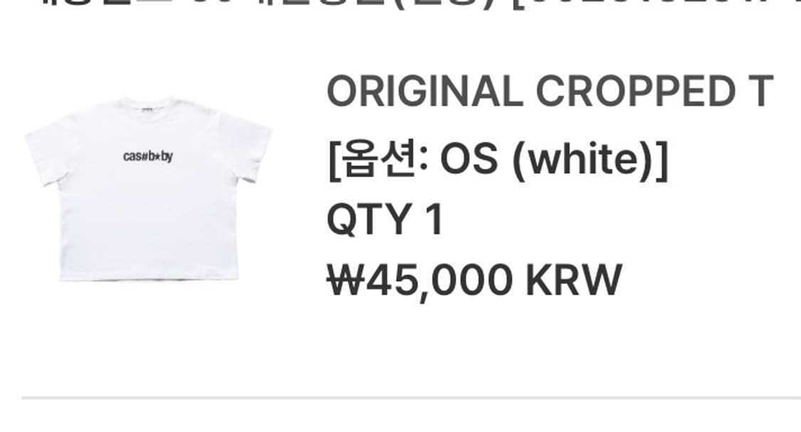 Cashbaby 캐시베이비 반팔 크롭스타일 상품이미지4