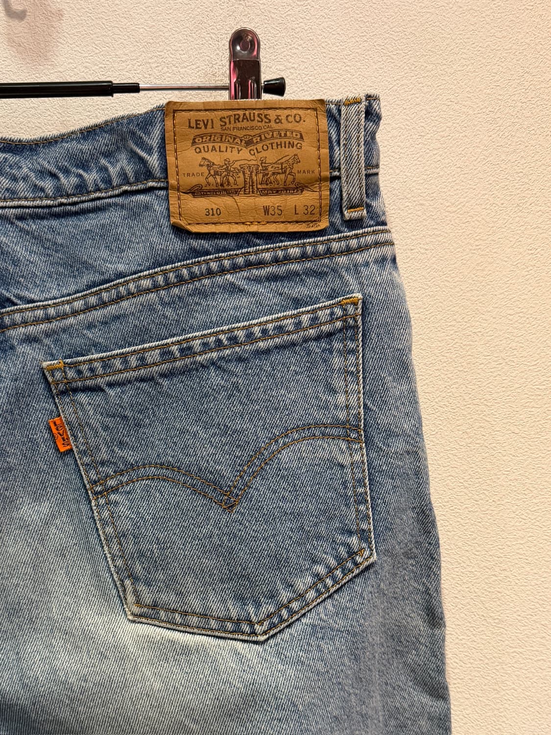 90's Levi's 310 Orange Tab Shorts (34) 상품이미지2