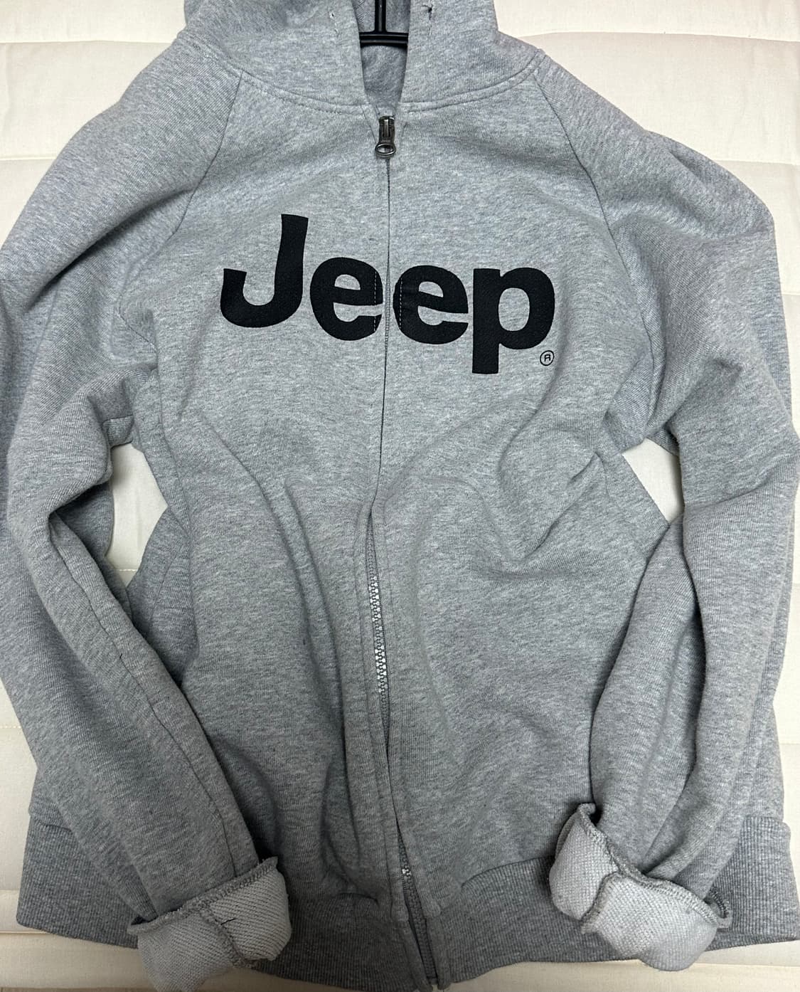 지프 그레이 후드집업 빈티지 상품이미지1