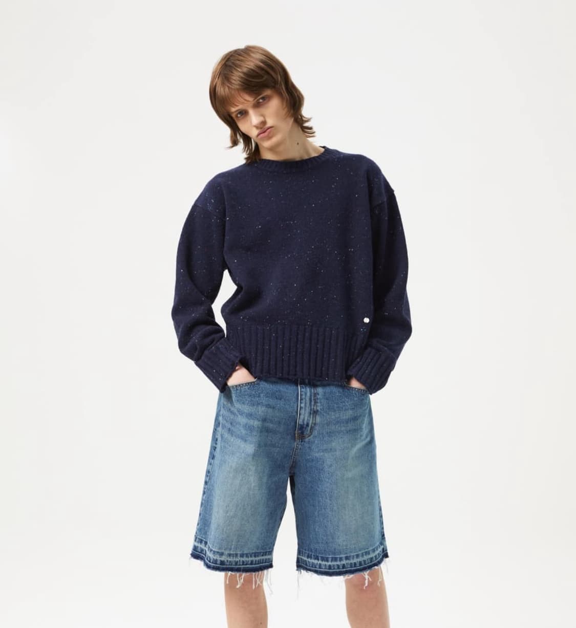 타일레 Taille 니트 네이비 1size 상품이미지2