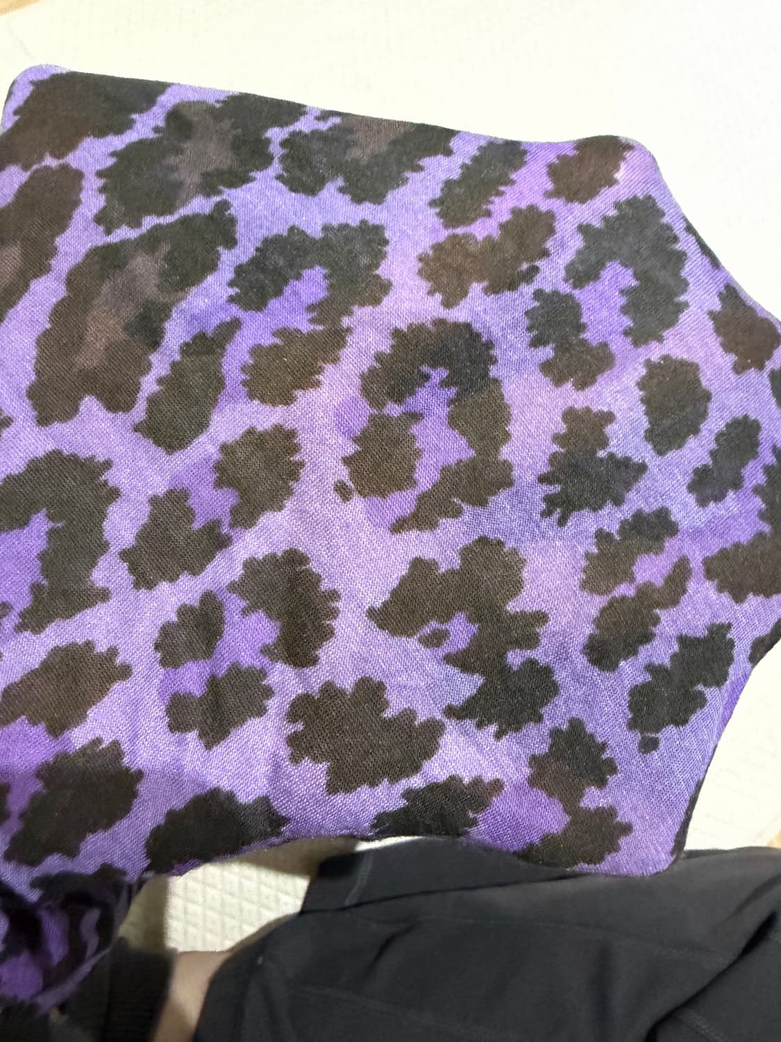 크리스토퍼케인 레오파드 퍼플 티셔츠 상품이미지3