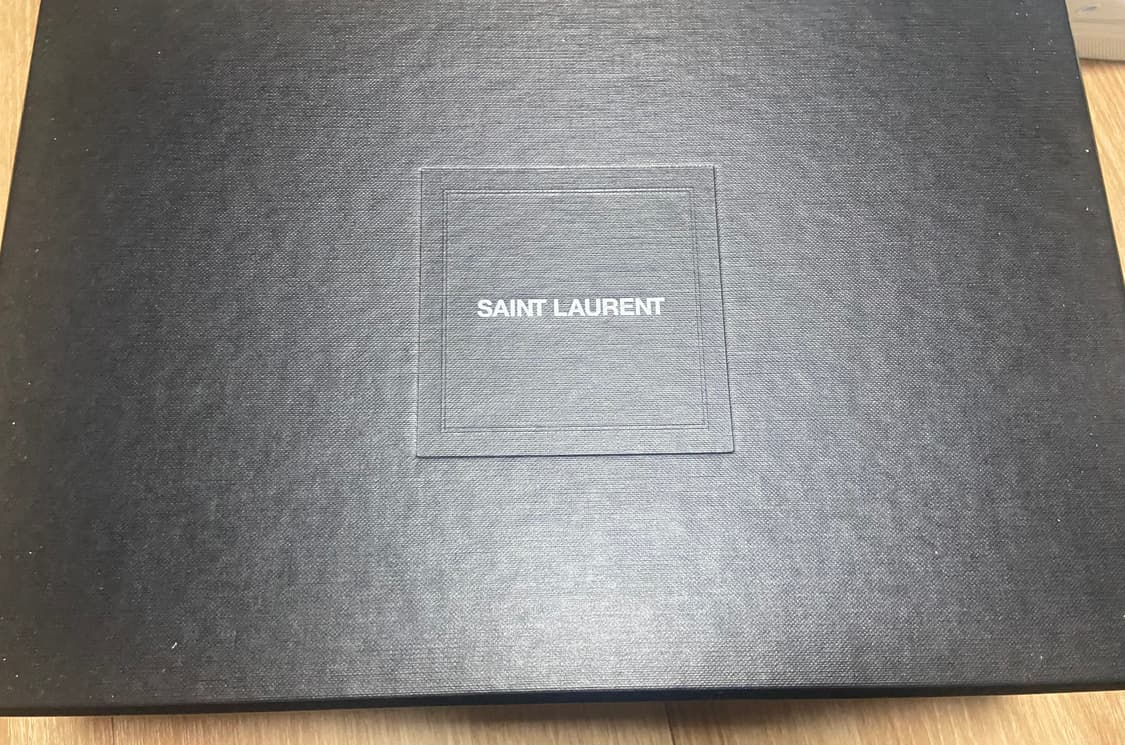 생로랑 화이트 레더 말리부 스니커즈 하이 42 가죽 상품이미지5