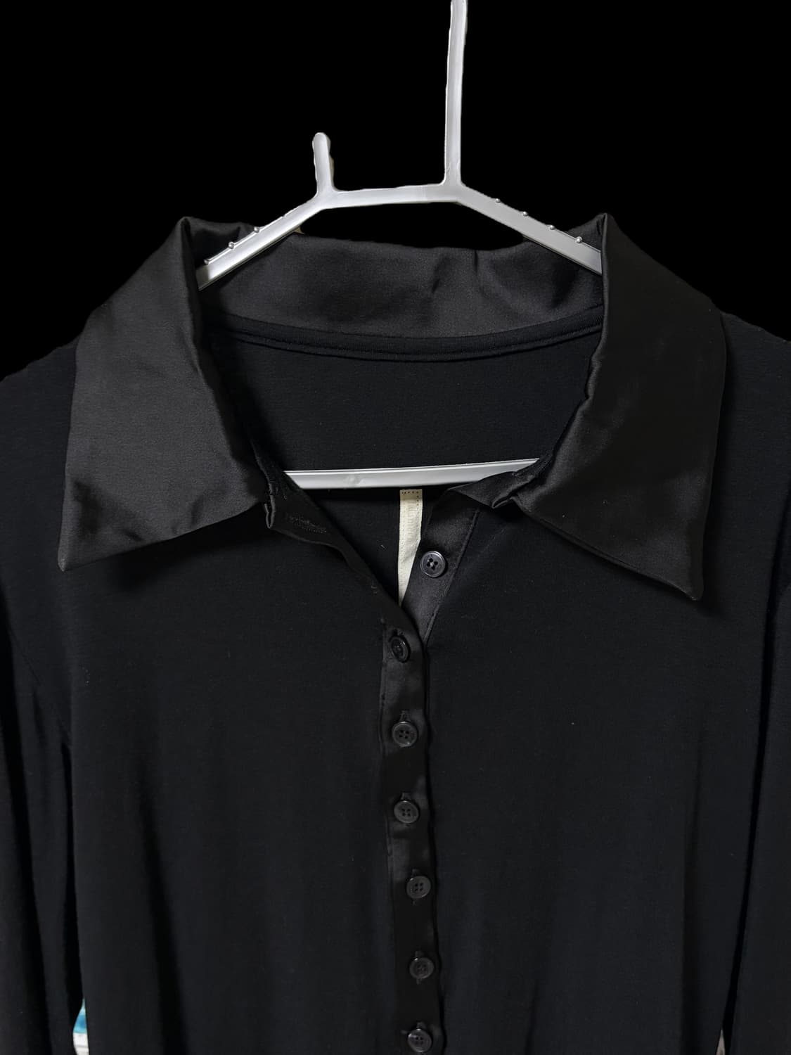 폴로 카라 져지 셔츠 (블랙) 상품이미지6