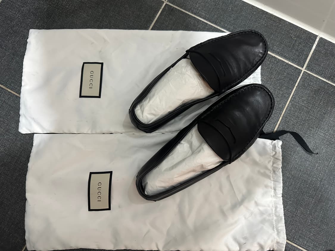 남성 웹 스트라이프 드라이빙 슈즈 / 566294 / UK8(270) 상품이미지3