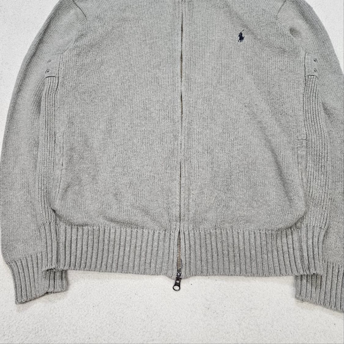 폴로 랄프 로렌 코튼 니트 집업 L 상품이미지4