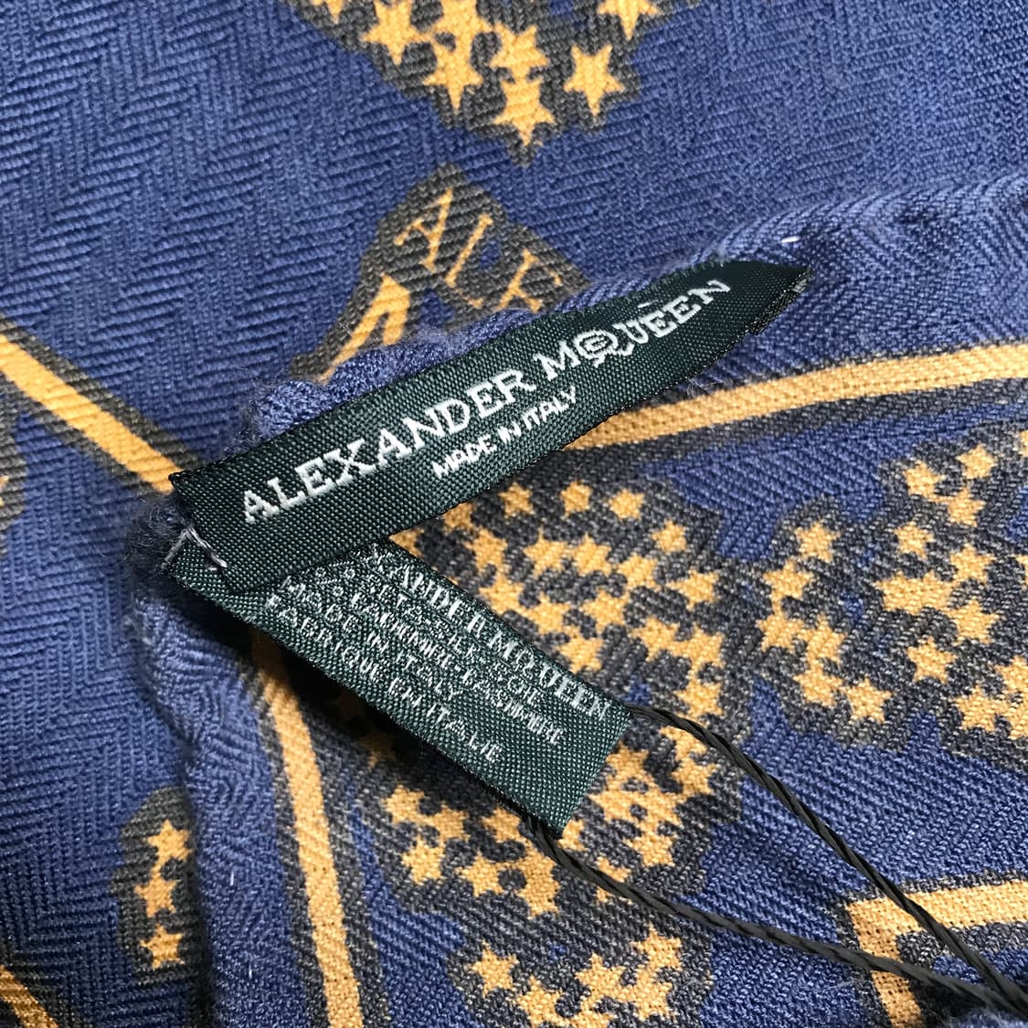 알렉산더 맥퀸 실크 혼방 스카프 상품이미지5